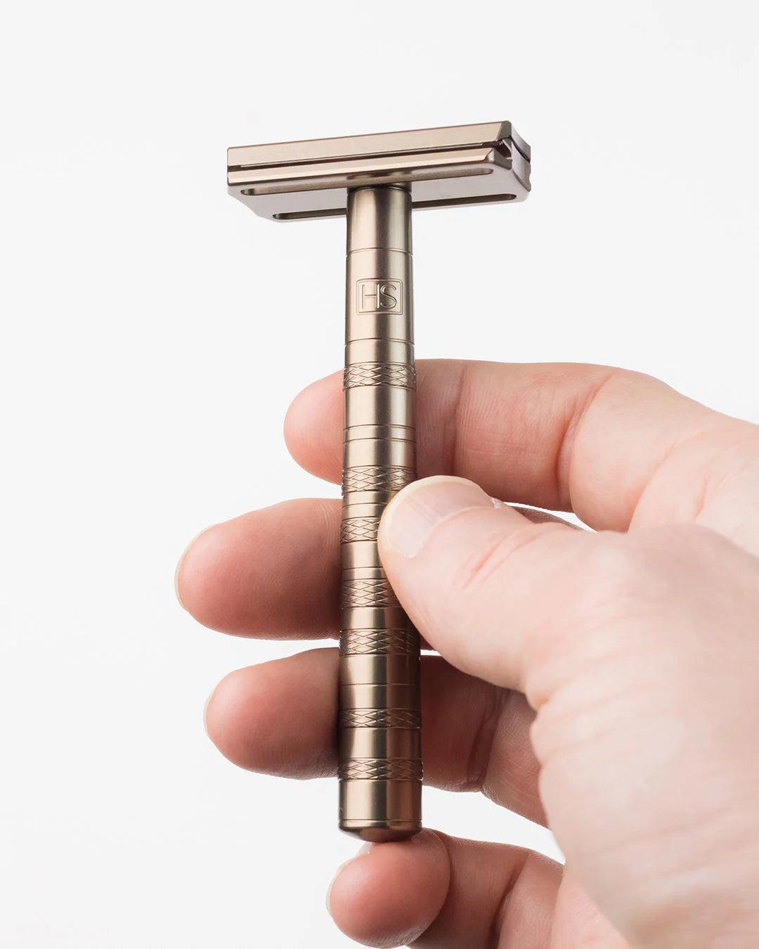 Henson Shaving AL13 DE Safety Razor Tan