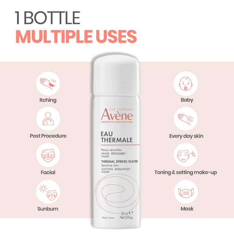 Avène Thermal Spring Water 50ml - Mist for Sensitive Skin