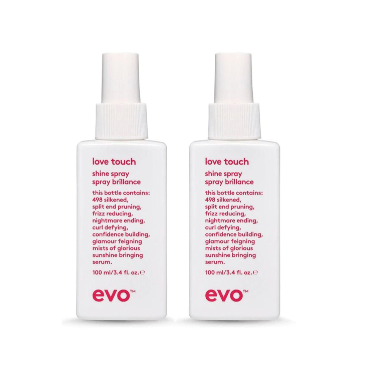 Evo Love Touch Shine Spray 100ml Duo Bundle