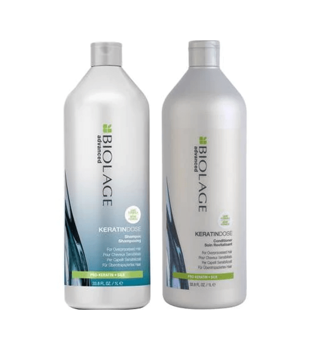 Biolage Advanced Keratindose 1 Litre Shampoo and Conditioner Bundle