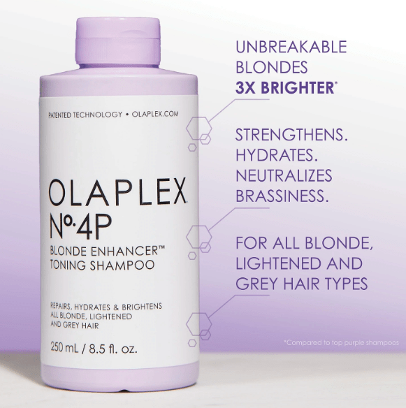 Olaplex No.4P Blonde Enhancer Toning Shampoo 250ml