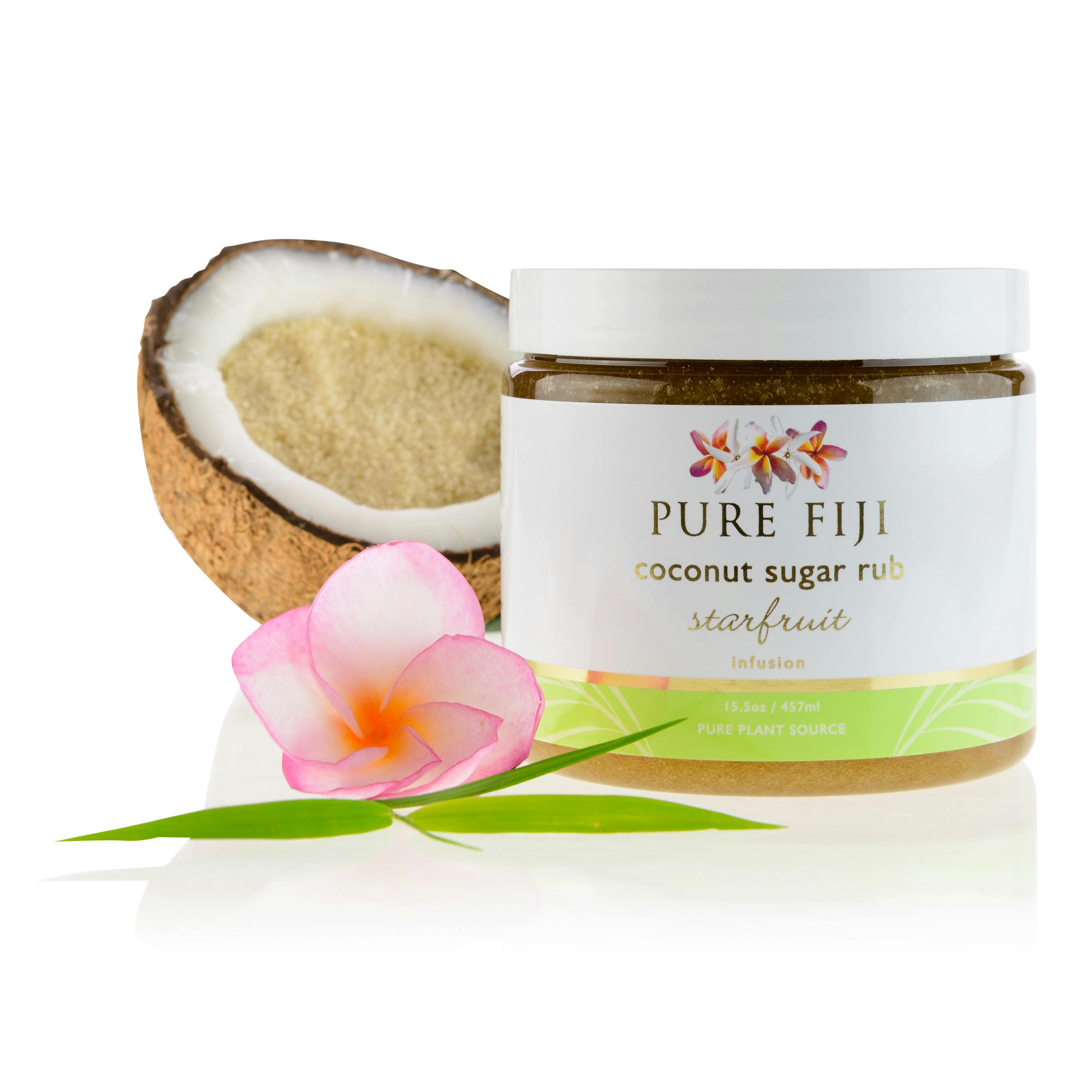 Pure Fiji Coconut Sugar Rub - Starfruit 457ml