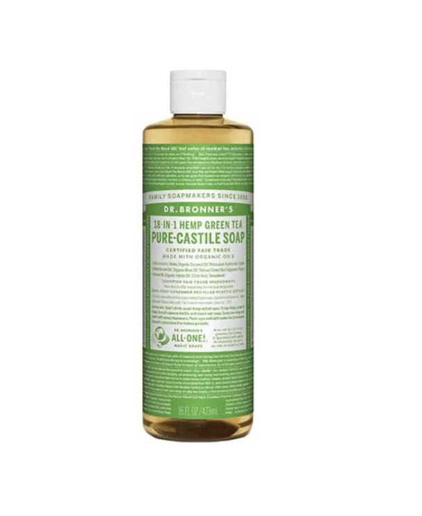 Dr. Bronner's Pure-Castile Soap Liquid Green Tea 473ml