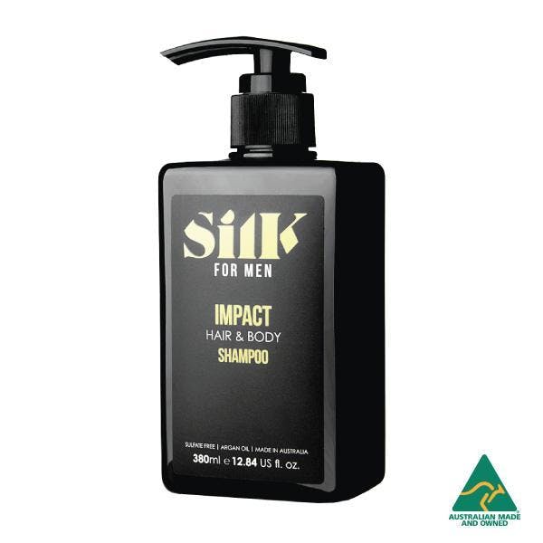 Silk for Men- IMPACT- Hair & Body Shampoo 380ml