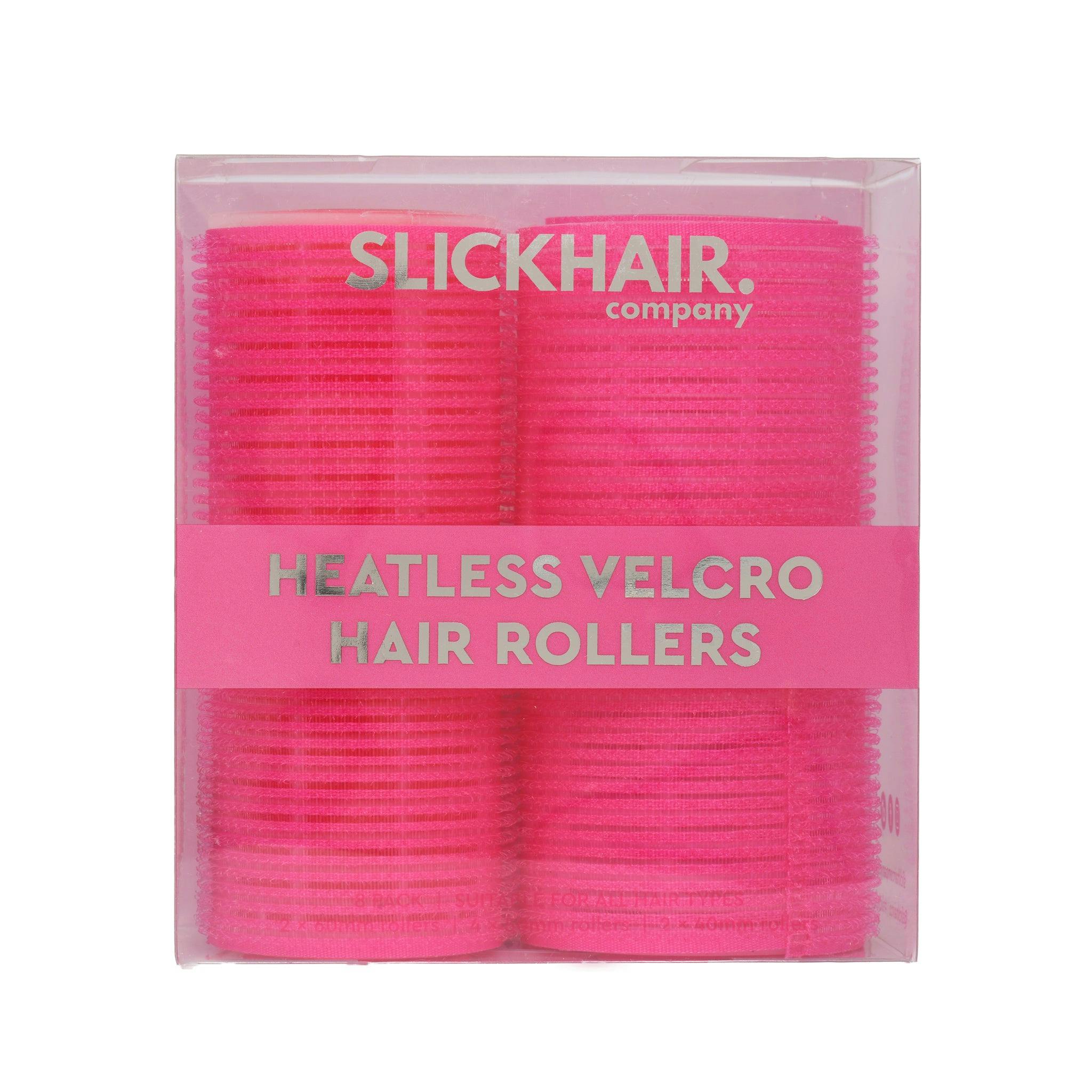 Slick Hair Company Heatless Velcro Hair Rollers (8 Pack)