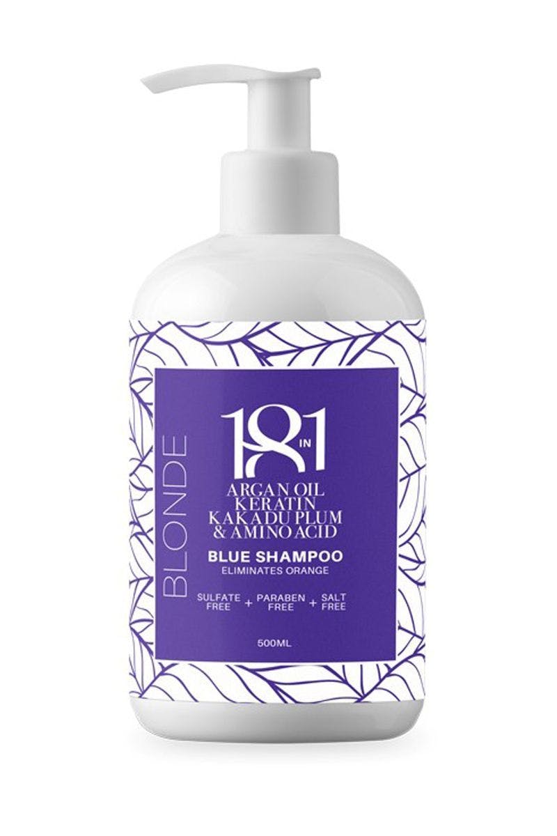 18 in 1 Blonde Blue Shampoo 500ml