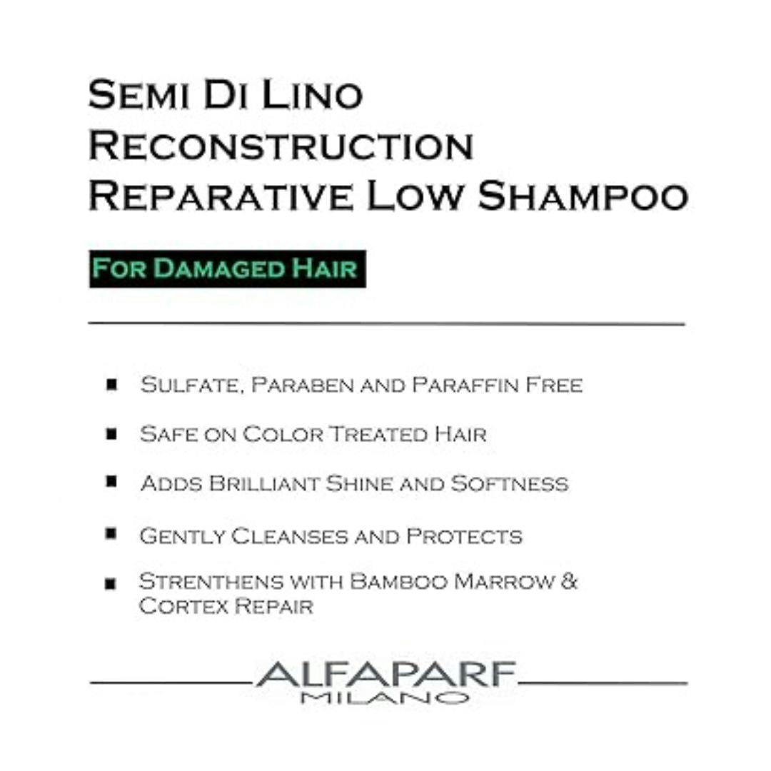 Alfaparf Milano Semi Di Lino Reconstruction Reparative Low Shampoo 1000ml