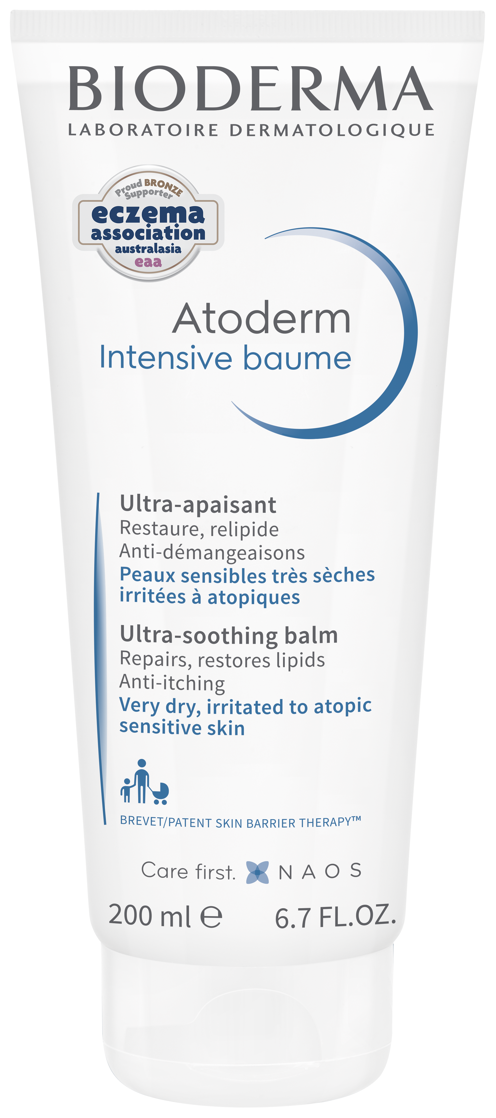 Bioderma Atoderm Intensive Baume Barrier Replenishing Moisturiser for Dry Skin 200ml