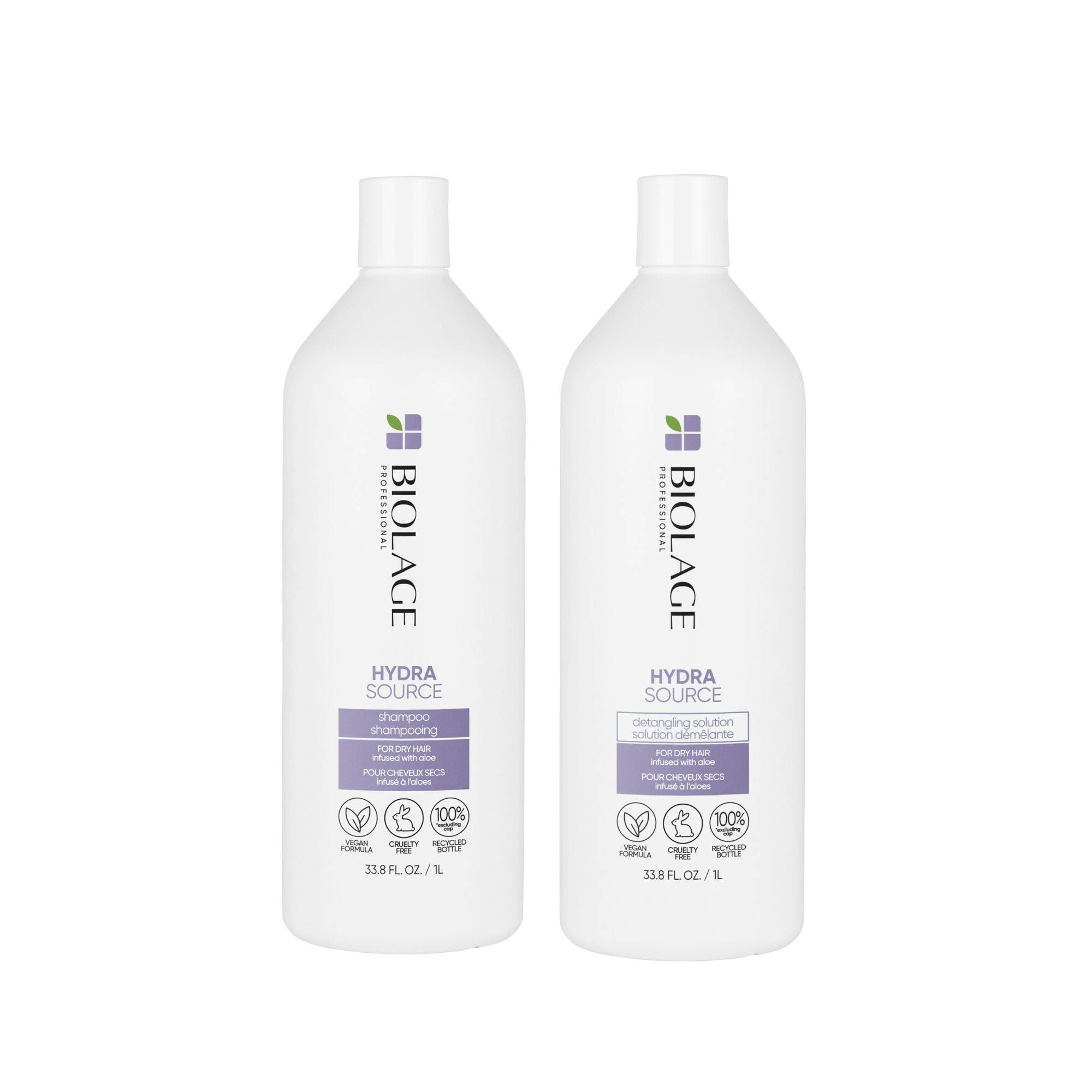 Biolage Hydrasource 1 Litre Shampoo and Conditioner Bundle