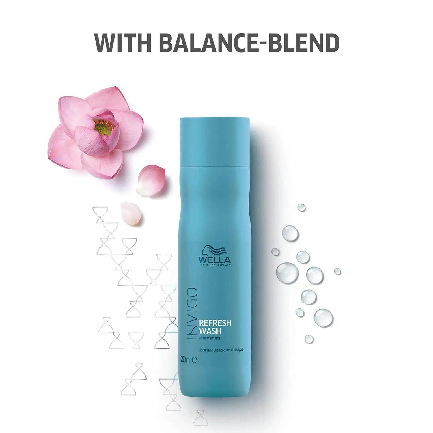 Wella Professionals Invigo Balance Refresh Wash Revitalising Shampoo 250ml