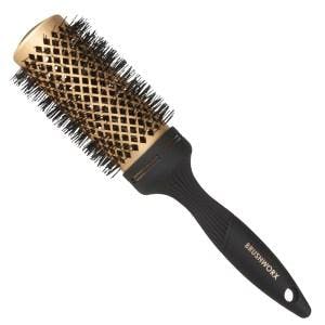 Brushworx Gold Ceramic Hot Tube Hair Brush Medium