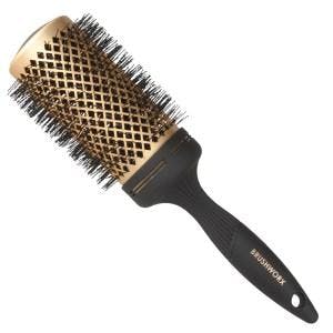 Brushworx Gold Ceramic Hot Tube Hair Brush Extra Large