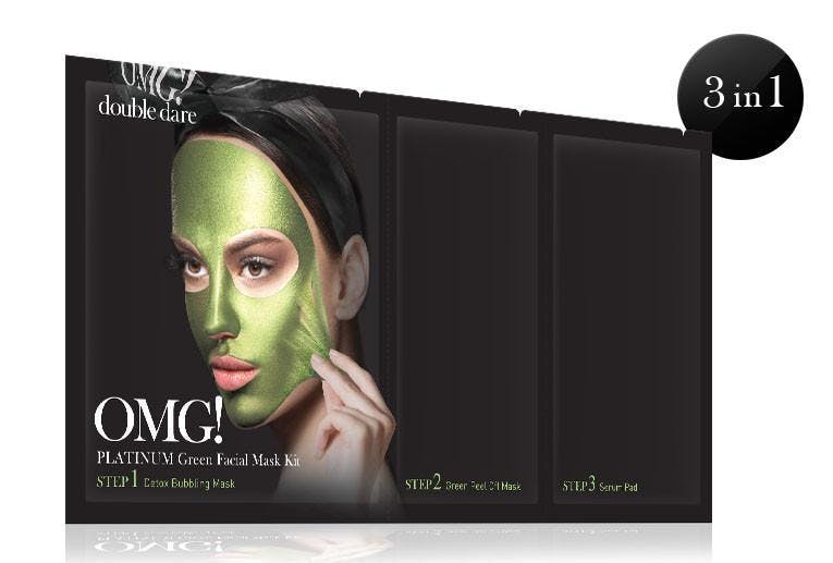 OMG Platinum Green Facial Mask Kit