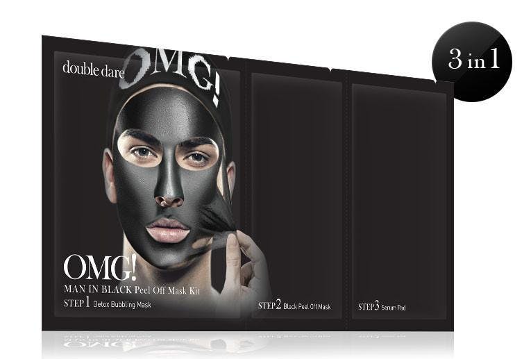 OMG Man In Black Peel Off Mask Kit