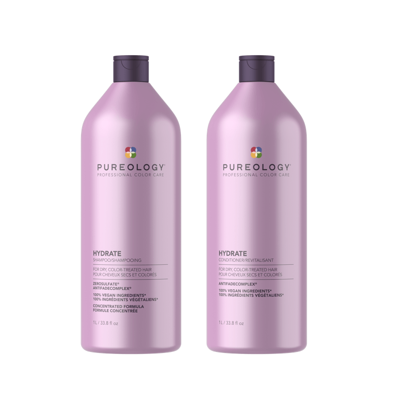 Pureology Hydrate 1L Shampoo and Conditioner Bundle