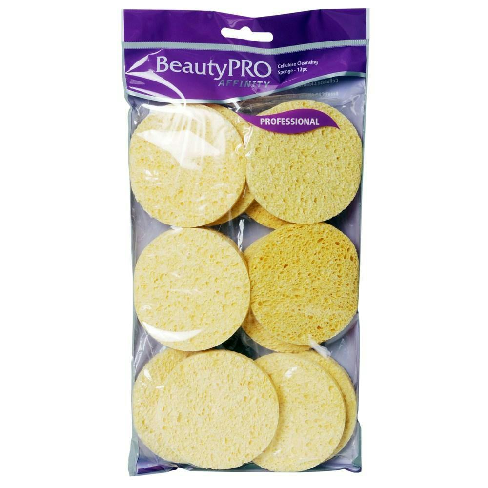 BeautyPRO Affinity Cellulose Cleansing Sponges - 12pk