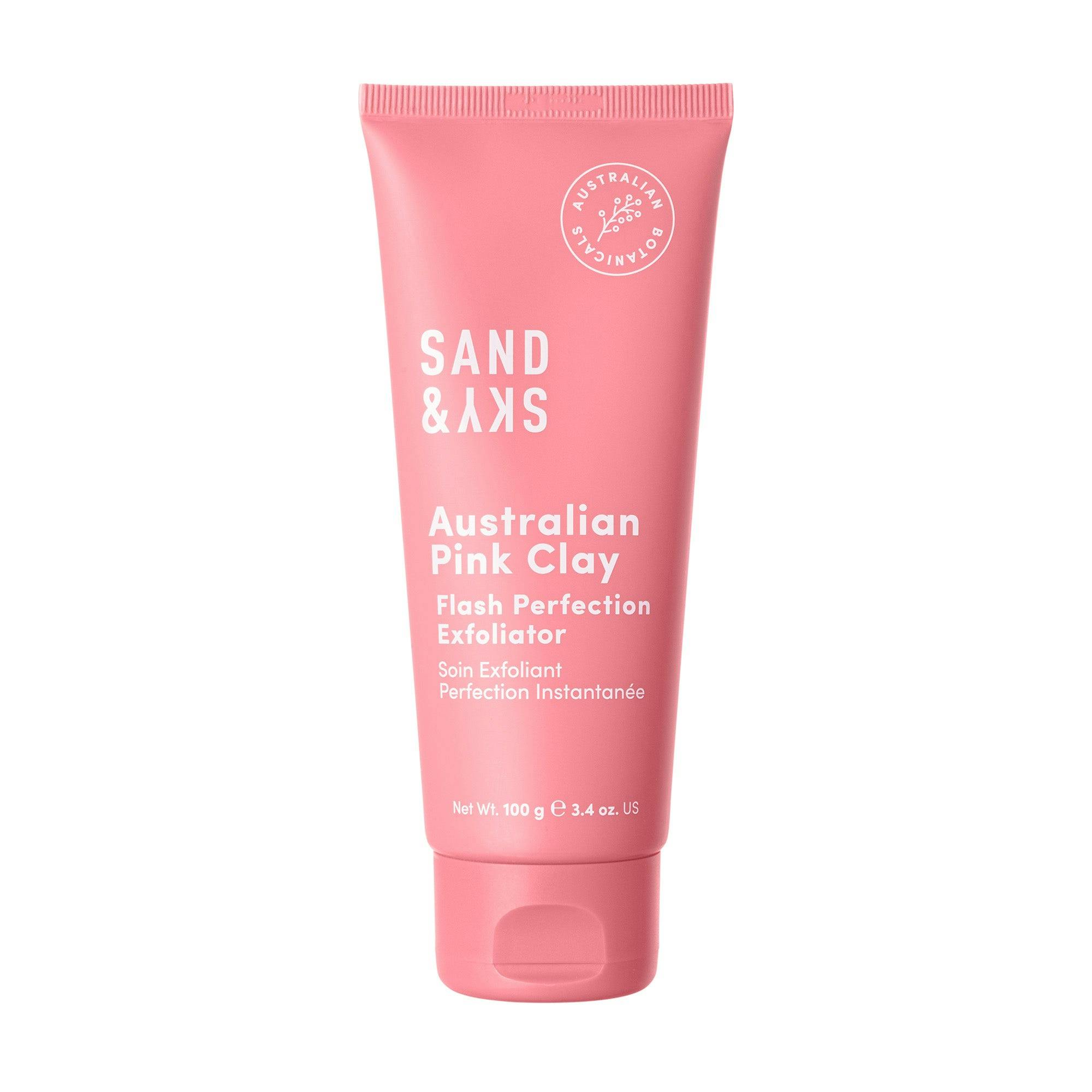 Sand & Sky Australian Pink Clay Flash Perfection Exfoliator 100ml
