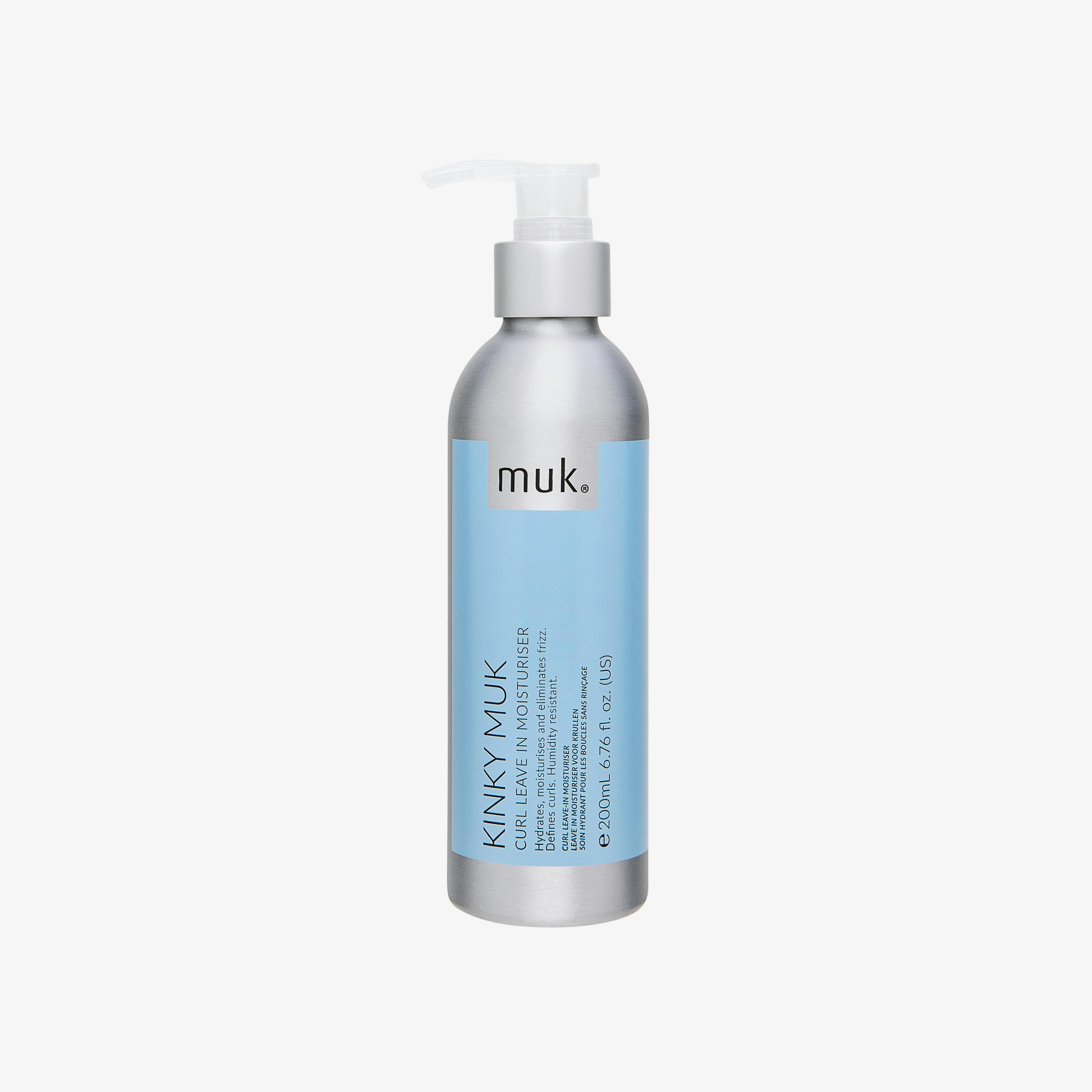 Muk Kinky Muk Curl Leave in Moisturiser and Curl Amplifier 200ml Duo Pack