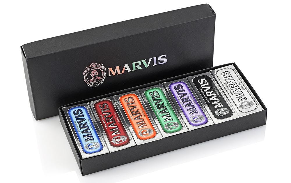 Marvis Black Box with 7 Flavours Toothpaste 25ml