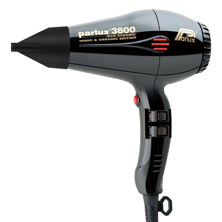 Parlux 3800 Ionic and Ceramic Hair Dryer - Black