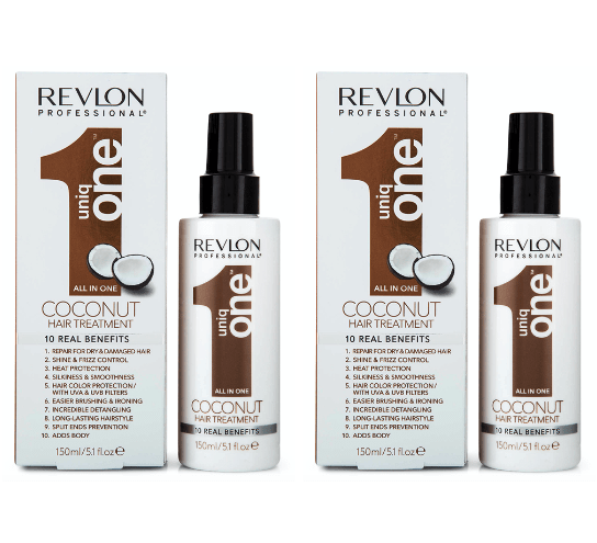 Revlon Professional Coconut Uniq One All In One Hair Treatment 150ml Duo Bundle