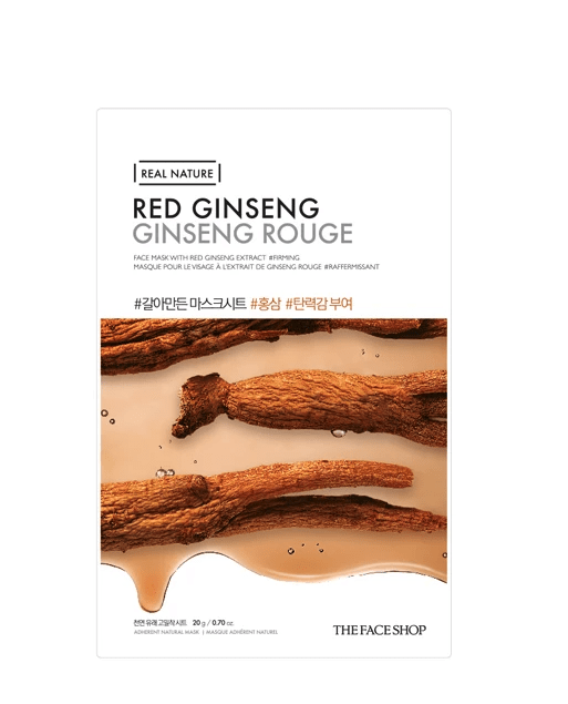 The Face Shop Real Nature Red Ginseng Face Mask