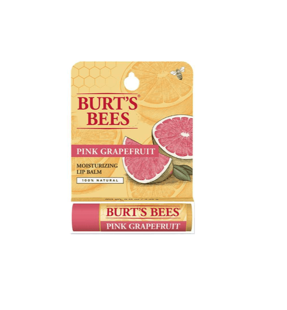 Burt's Bees Lip Balm Pink Grapefruit Refreshing Tube 4.25g