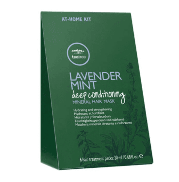 Paul Mitchell Tea Tree Lavender Mint Deep Conditioning Mineral Hair Mask Set of 6 x 20ml