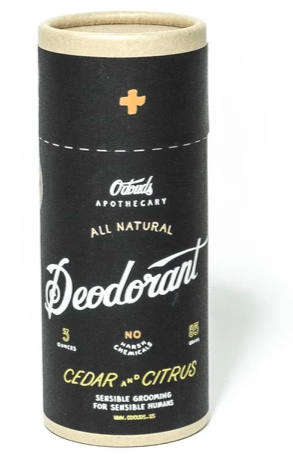 O'Douds Deodorant - Cedar & Citrus 85g