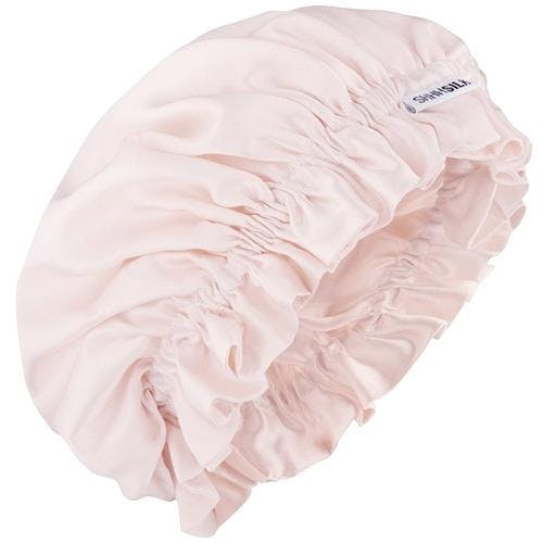 Shhh Silk Pink Silk Sleep Bonnet