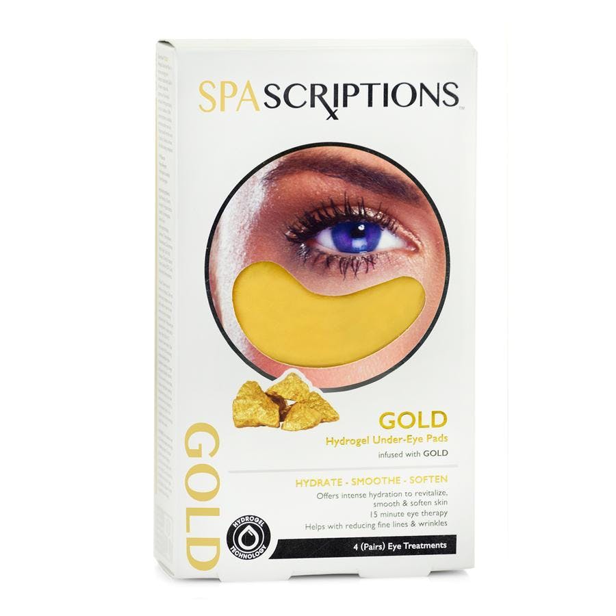 Spascriptions Gold Hydrogel Under-Eye Pads - 4 Pairs