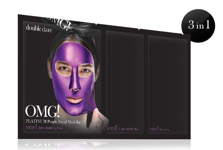OMG Platinum Purple Facial Mask Kit