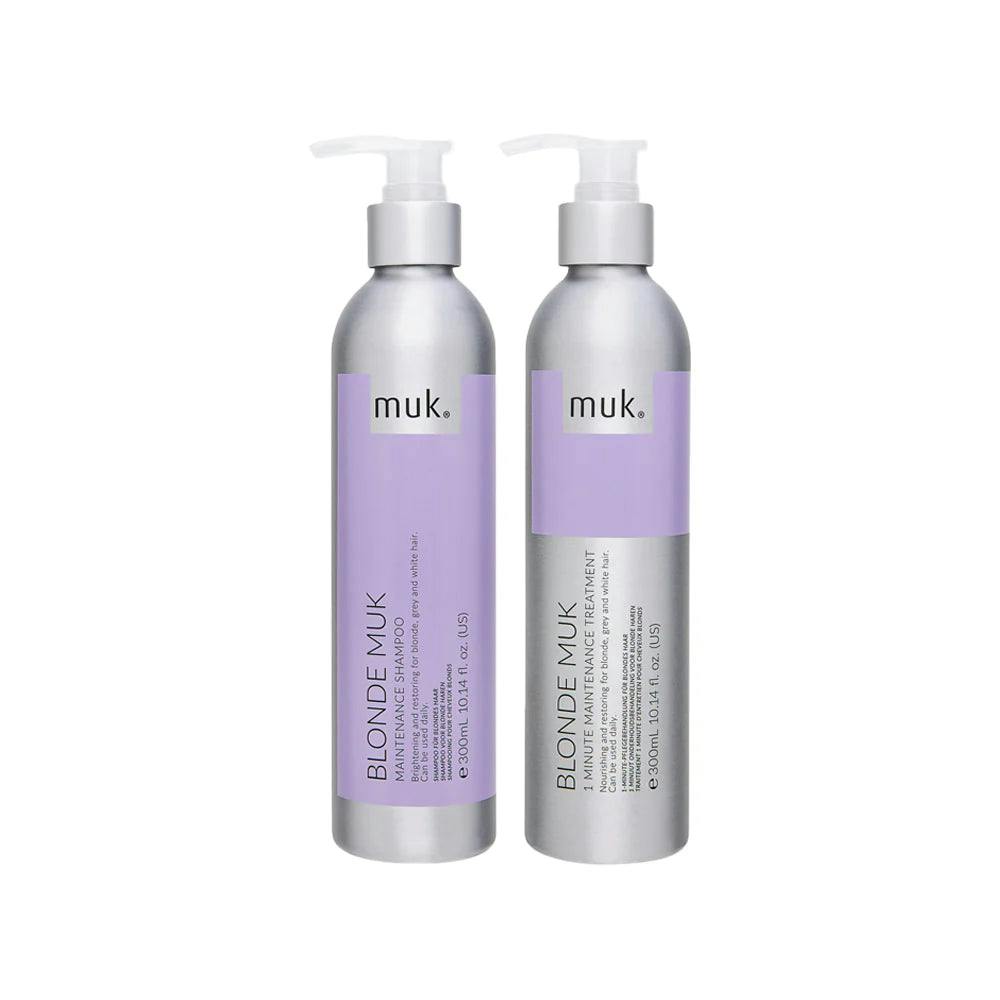 Muk Blonde Muk Toning Shampoo and Toning Treatment Duo Pack