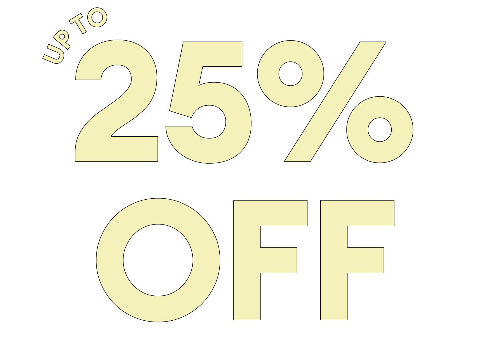 Up To 25% Off